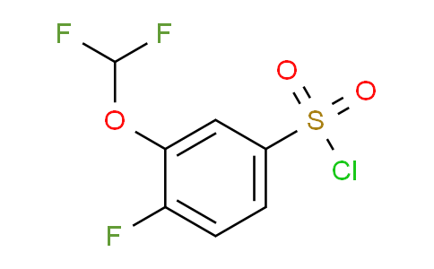CAS No. 1261738-71-9, 3-(difluoromethoxy)-4-fluorobenzenesulfonyl chloride