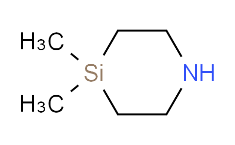 CAS No. 130596-59-7, 4,4-dimethyl-1,4-azasilinane
