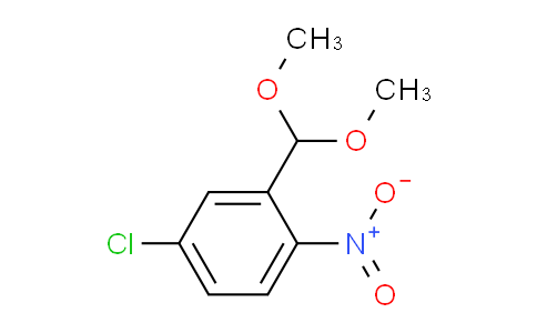 CAS No. 13796-06-0, 2-Nitro-5-chlorobenzaldehyde dimethyl acetal