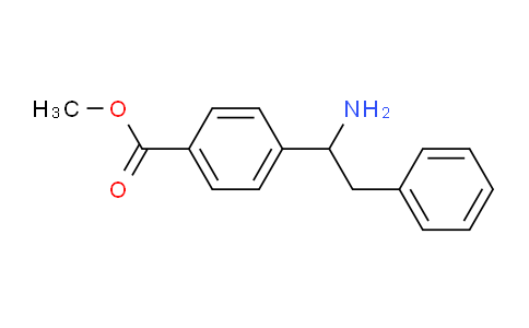 CAS No. 170688-56-9, Benzoic acid, 4-(1-amino-2-phenylethyl)-, methyl ester