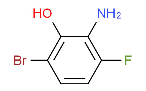 CAS No. 1805533-15-6, 2-amino-6-bromo-3-fluorophenol
