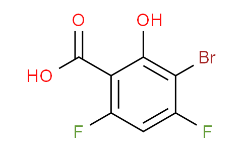 CAS No. 1830306-19-8, 3-bromo-4,6-difluoro-2-hydroxybenzoic acid
