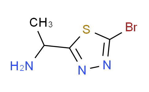 CAS No. 2090867-89-1, 1-(5-bromo-1,3,4-thiadiazol-2-yl)ethanamine