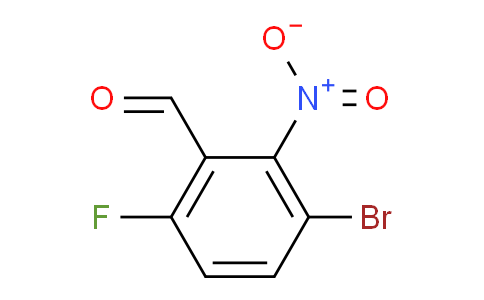 CAS No. 213382-43-5, 3-Bromo-6-fluoro-2-nitrobenzaldehyde