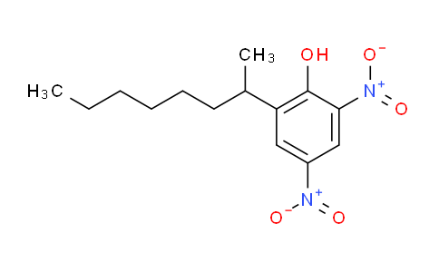 CAS No. 3687-22-7, 2,4-dinitro-6-octan-2-ylphenol