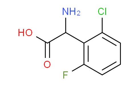 CAS No. 500695-92-1, 2-amino-2-(2-chloro-6-fluorophenyl)acetic acid