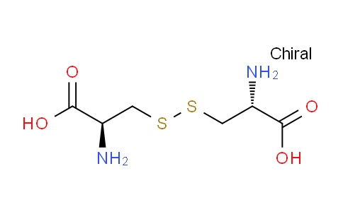 CAS No. 6020-39-9, (2S)-2-amino-3-[[(2R)-2-amino-2-carboxyethyl]disulfanyl]propanoic acid