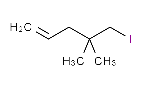 CAS No. 95106-80-2, 2,2-dimethylpent-4-enyl iodide