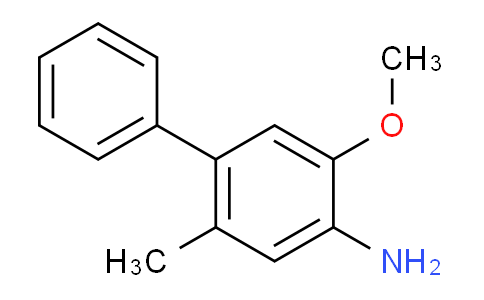 CAS No. 206761-76-4, 2-methoxy-5-methyl-4-phenylaniline