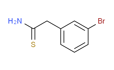CAS No. 834861-78-8, 2-(3-BROMOPHENYL)ETHANETHIOAMIDE