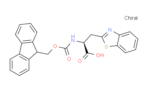 CAS No. 959583-56-3, (2S)-3-(1,3-benzothiazol-2-yl)-2-(9H-fluoren-9-ylmethoxycarbonylamino)propanoic acid