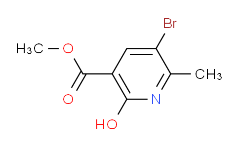 CAS No. 1692192-29-2, 5-Bromo-2-hydroxy-6-methyl-nicotinic acid methyl ester