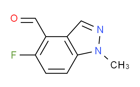CAS No. 1784857-67-5, 1H-Indazole-4-carboxaldehyde, 5-fluoro-1-methyl-