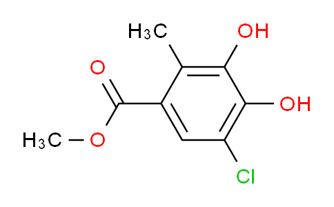 CAS No. 1809337-06-1, Benzoic acid, 5-chloro-3,4-dihydroxy-2-methyl-, methyl ester