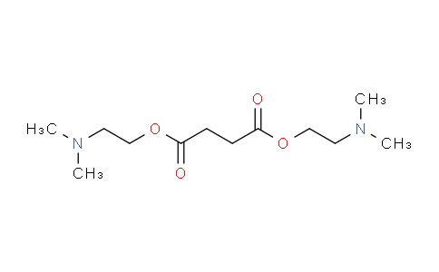 CAS No. 19249-04-8, bis[2-(dimethylamino)ethyl] succinate