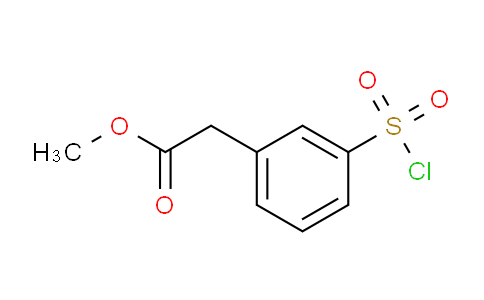 CAS No. 259191-92-9, methyl 2-(3-(chlorosulfonyl)phenyl)acetate