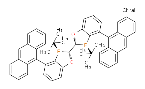 CAS No. 1884680-45-8, (2R,2'R,3R,3'R)-4,4'-di(anthracen-9-yl)-3,3'-di-tert-butyl-2,2',3,3'- tetrahydro-2,2'- bibenzo[d][1,3]oxaphosphole