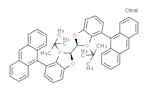 CAS No. 1435940-19-4, (2S,2'S,3S,3'S)-4,4'-di(anthracen-9-yl)-3,3'-di-tert-butyl-2,2',3,3'- tetrahydro-2,2'- bibenzo[d][1,3]oxaphospho le