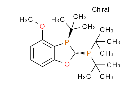 CAS No. 1215081-28-9, (2S,3R)-3-(tert-butyl)-2-(di- tert-butylphosphino)-4- methoxy-2,3- dihydrobenzo[d][1,3]oxapho sphole