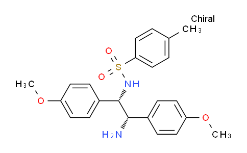 CAS No. 887924-07-4, N-[(1S,2S)-2-Amino-1,2-bis(4-methoxyphenyl)ethyl]-4- methylbenzenesulfonamide