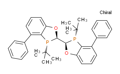 CAS No. 2301856-53-9, (2R,2'R,3R,3'R)-3,3'-di-tert-butyl-4,4'-diphenyl-2,2',3,3'- tetrahydro-2,2'- bibenzo[d][1,3]oxaphosphol e