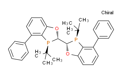 CAS No. 1202033-21-3, (2S,2'S,3S,3'S)-3,3'-di-tert-butyl-4,4'-diphenyl-2,2',3,3'- tetrahydro-2,2'- bibenzo[d][1,3]oxaphosphol e