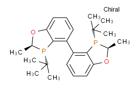 CAS No. 2207601-10-1, (2S,2'S,3S,3'S)-3,3'-di-tert-butyl-2,2'-dimethyl-2,2',3,3'- tetrahydro-4,4'- bibenzo[d][1,3]oxaphosphol e