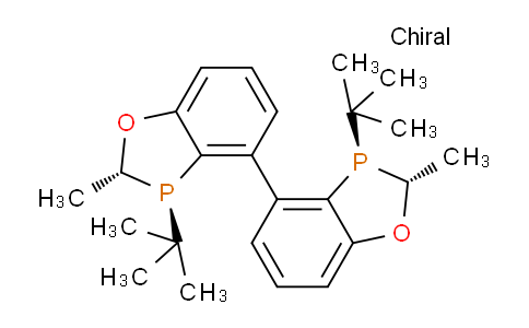 CAS No. 2214207-74-4, (2R,2'R,3R,3'R)-3,3'-di-tert-butyl-2,2'-dimethyl-2,2',3,3'- tetrahydro-4,4'- bibenzo[d][1,3]oxaphosphol e