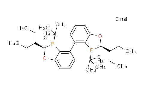 CAS No. 2213449-78-4, (2R,2'R,3R,3'R)-3,3'-di-tert-butyl-2,2'-di(pentan-3- yl)-2,2',3,3'-tetrahydro- 4,4'-bibenzo[d][1,3]oxaphospho le