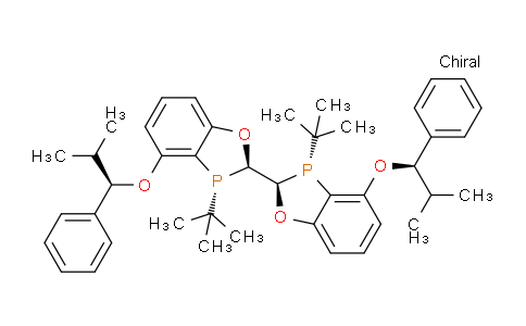 CAS No. 2376521-83-2, (2R,2'R,3R,3'R)-3,3'-di-tert-butyl-4,4'-bis((R)-2- methyl-1-phenylpropoxy)- 2,2',3,3'-tetrahydro-2,2'- bibenzo[d][1,3]oxaphospho le