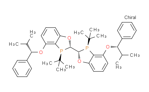 CAS No. 2169292-11-7, (2S,2'S,3S,3'S)-3,3'-di-tert-butyl-4,4'-bis((S)-2-methyl-1-phenylpropoxy)-2,2',3,3'- tetrahydro-2,2'- bibenzo[d][1,3]oxaphospho le