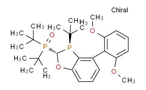 CAS No. 2374143-28-7, di-tert-butyl((2S,3S)-3-(tert-butyl)-4-(2,6- dimethoxyphenyl)-2,3- dihydrobenzo[d][1,3]oxaph osphol-2-yl)phosphine oxide