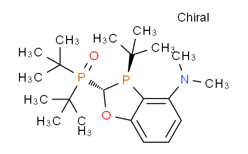CAS No. 1788085-47-1, di-tert-butyl((2S,3S)-3- (tert-butyl)-4- (dimethylamino)-2,3- dihydrobenzo[d][1,3]oxaph osphol-2-yl)phosphine oxide