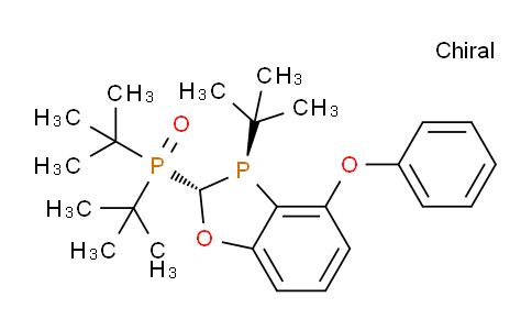 CAS No. 2374143-31-2, di-tert-butyl((2S,3S)-3- (tert-butyl)-4-phenoxy-2,3- dihydrobenzo[d][1,3]oxaph osphol-2-yl)phosphine oxide