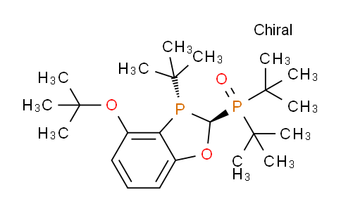 CAS No. 2374143-33-4, ((2S,3S)-4-(tert-butoxy)-3- (tert-butyl)-2,3- dihydrobenzo[d][1,3]oxaph osphol-2-yl)di-tert- butylphosphine oxide
