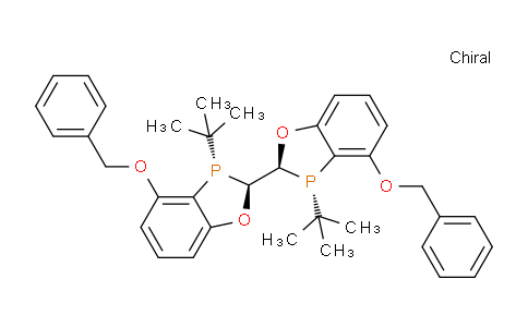 CAS No. 2169292-05-9, (2S,2'S,3S,3'S)-4,4'-bis(benzyloxy)-3,3'-di-tert- butyl-2,2',3,3'-tetrahydro- 2,2'-bibenzo[d][1,3]oxaphospho le