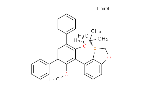 CAS No. 2021201-99-8, (S)-3-(tert-butyl)-4-(4',6'-dimethoxy-[1,1':3',1''-terphenyl]-5'-yl)-2,3- dihydrobenzo[d][1,3]oxapho sphole