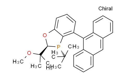 CAS No. 2247163-07-9, (2S,3S)-4-(anthracen-9-yl)-3-(tert-butyl)-2-(2- methoxypropan-2-yl)-2,3- dihydrobenzo[d][1,3]oxaph osphole