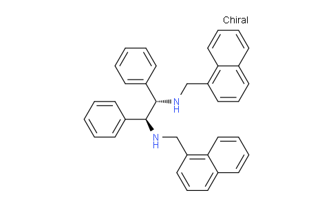 CAS No. 235104-43-5, (1S,2S)-N,N'-Bis(1-naphthalenylmethyl)-1,2- diphenyl-1,2-ethanediamine