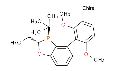 CAS No. 2247162-97-4, (2S,3S)-3-(tert-butyl)-4- (2,6-dimethoxyphenyl)-2- ethyl-2,3- dihydrobenzo[d][1,3]oxaph osphole