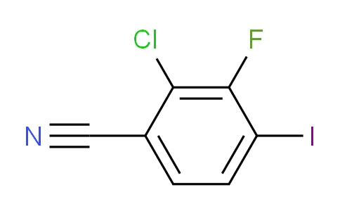 CAS No. 1114547-55-5, 2-CHLORO-3-FLUORO-4-IODOBENZONITRILE