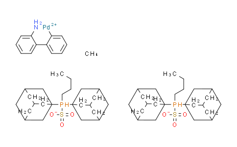 CAS No. 1651823-59-4, Methanesulfonato[(di(1-adamantyl)-n-butylphos-phine)-2-(2'-amino-1,1'-biphenyl)]palladium(II)