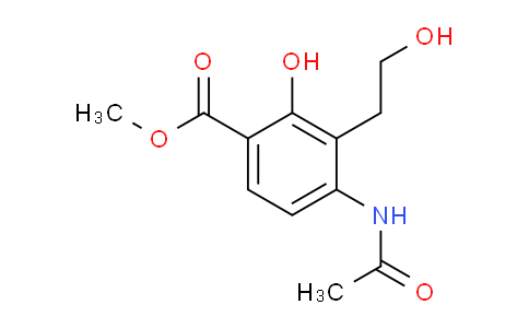 CAS No. 202664-85-5, Methyl 4-acetaMido-2-hydroxy-3-(2-hydroxyethyl)benzoate