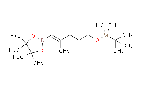 CAS No. 2225123-17-9, (E)-tert-butyldimethyl((4-methyl-5-(4,4,5,5-tetramethyl-1,3,2-dioxaborolan-2-yl)pent-4-en-1-yl)oxy)silane