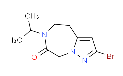 CAS No. 2246364-72-5, 2-Bromo-6-isopropyl-5,8-dihydro-4H-pyrazolo[1,5-d][1,4]diazepin-7-one