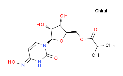 CAS No. 2349386-89-4, ((2R,3S,4R,5R)-3,4-dihydroxy-5-((E)-4-(hydroxyimino)-2-oxo-3,4-dihydropyrimidin-1(2H)-yl)tetrahydrofuran-2-yl)methyl isobutyrate