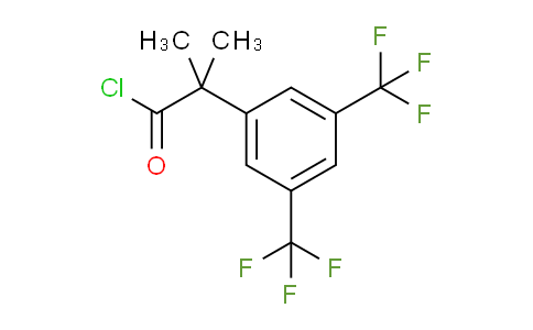 CAS No. 289686-69-7, 2-(3,5-bis-trifluoromethylphenyl)-2-methyl-propionyl chloride