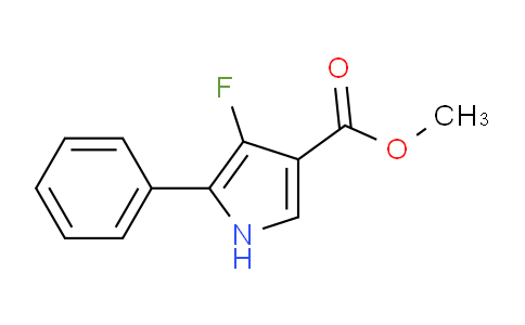CAS No. 928324-47-4, methyl 4-fluoro-5-phenyl-1H-pyrrole-3-carboxylate