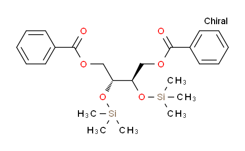 CAS No. 929558-07-6, 1,4-Butanediol, 2,3-bis[(trimethylsilyl)oxy]-, 1,4-dibenzoate, (2R,3R)-