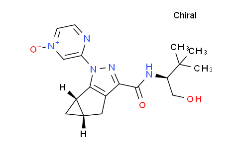 CAS No. 1268881-20-4, (2S,4S)-N-[(2S)-1-hydroxy-3,3-dimethylbutan-2-yl]-9-(4-oxidopyrazin-4-ium-2-yl)-8,9-diazatricyclo[4.3.0.02,4]nona-1(6),7-diene-7-carboxamide
